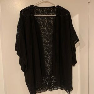 Urban Outfitters Black Kimono